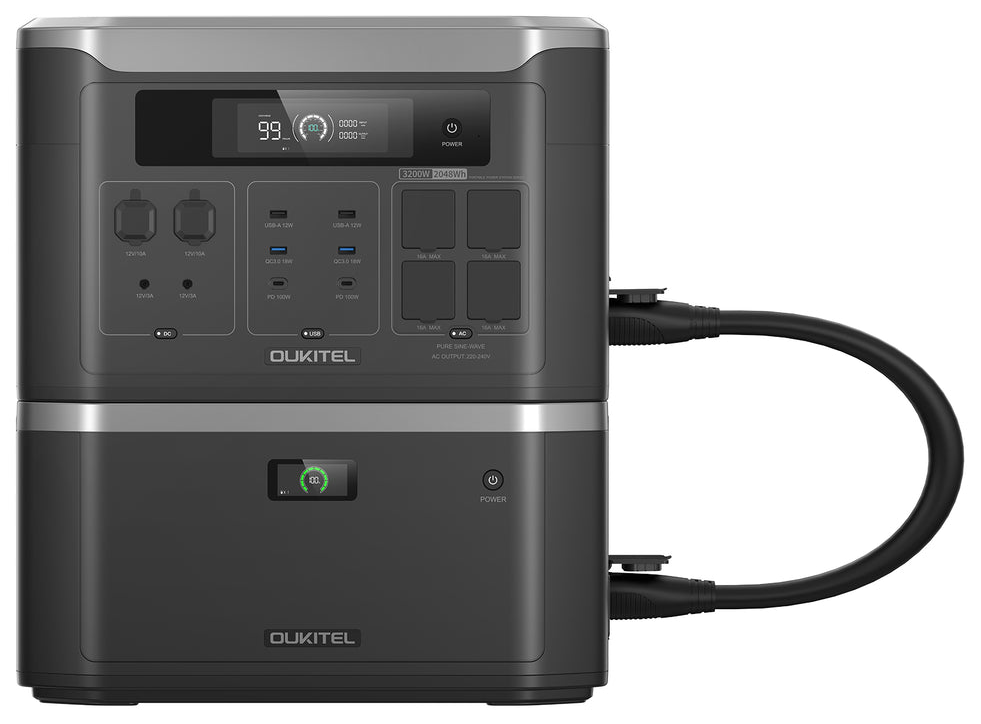 Портативная электростанция OUKITEL BP3000E 2048 Вт·ч 3200 Вт LiFePO4 с ИБП