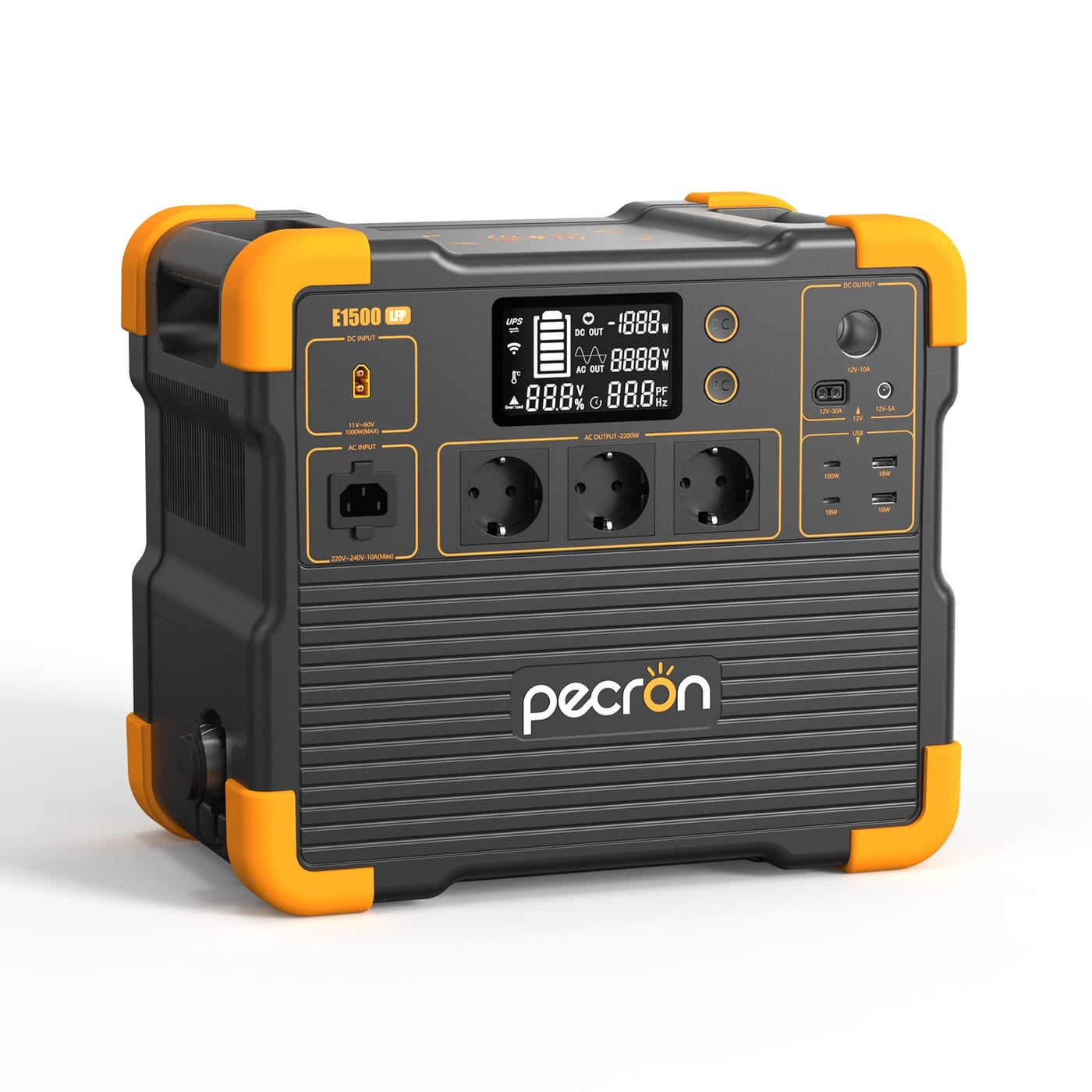 Портативная электростанция Pecron E1500LFP 1536 Вт·ч 2200 Вт LiFePO4 с ИБП